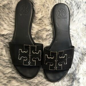 Tory Burch worn sandals